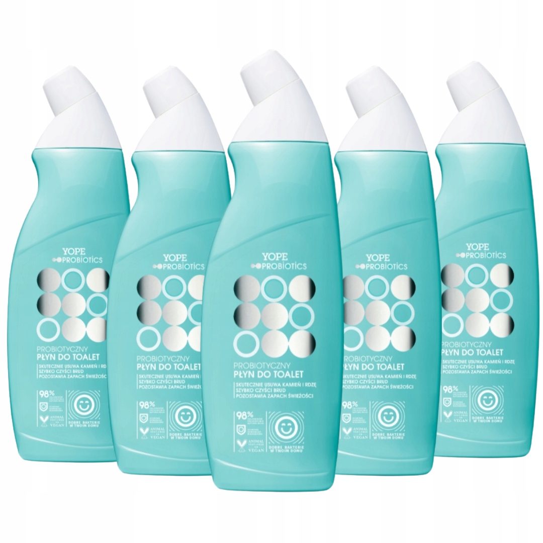 Levně Yope Probiotický Gel na čištění Wc toalet 750 ml x 5