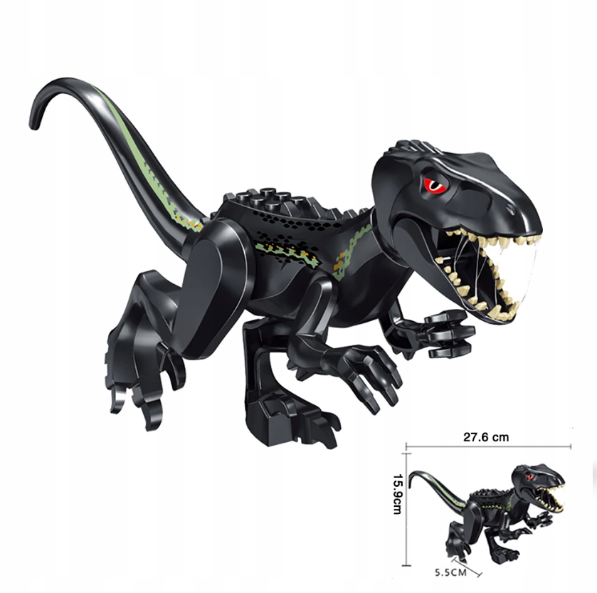 DUŻY SKŁADANY DINOZAUR VELOCIRAPTOR DŁ 27CM Kod producenta brak