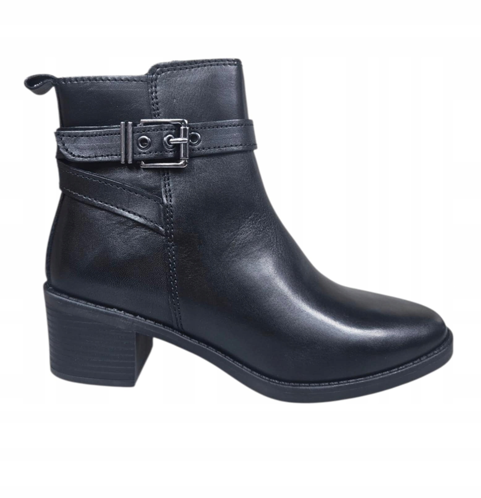 Marco Tozzi Kotníkové Boty Na Kostce 2-25330-45 černé vel. 37