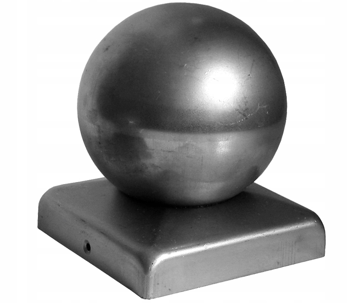 

Daszek Metalowy Z Kulą Na Słupek Profil 100X100