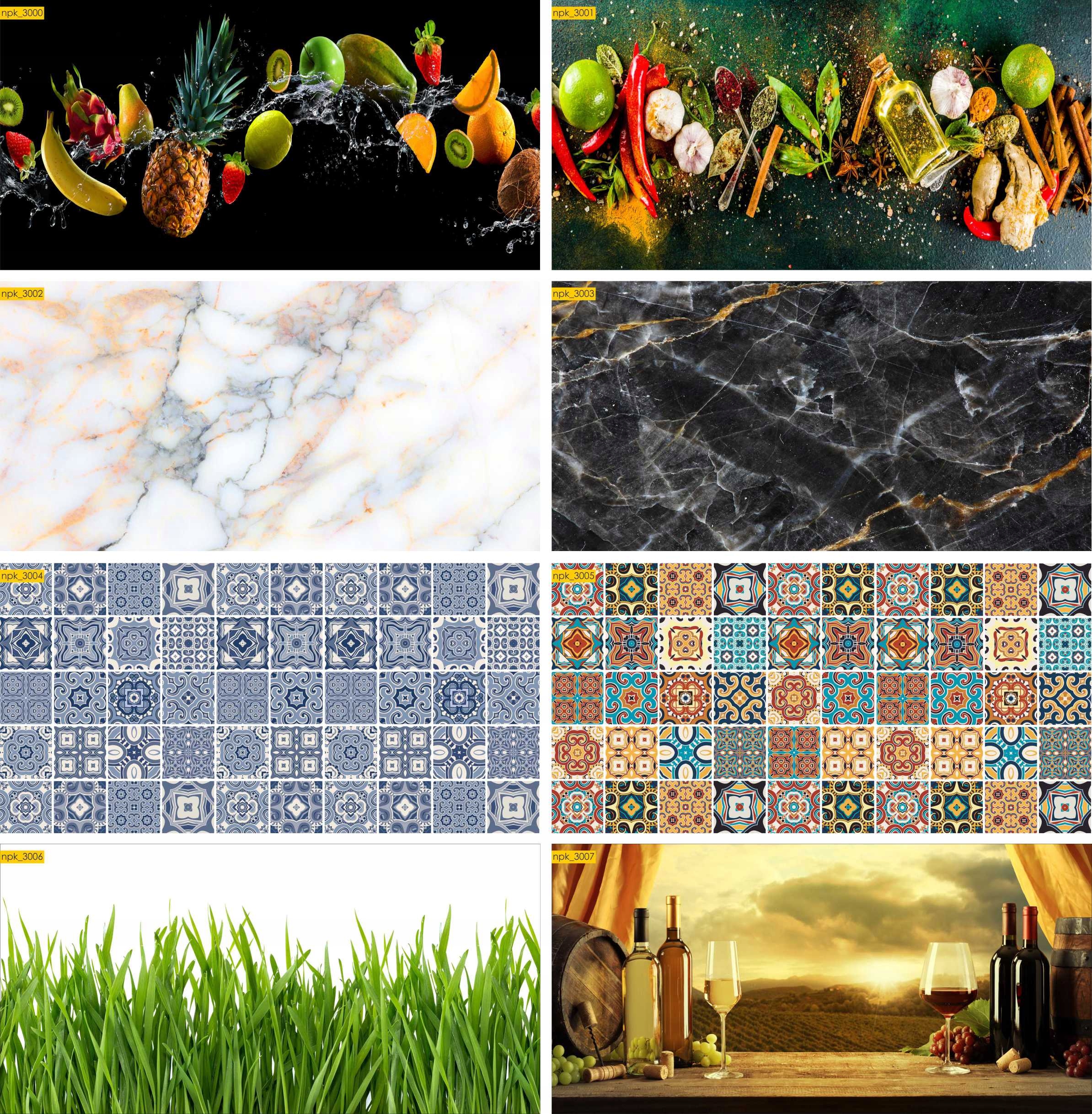 NAKLEJKI DO KUCHNI NA ŚCIANĘ tekstura blachy Marka EObraz