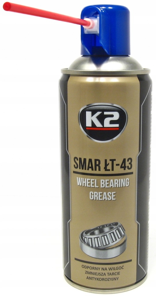 Smar litowy łożyskowy do łożysk ŁT-43 w spray 400ml spray K2
