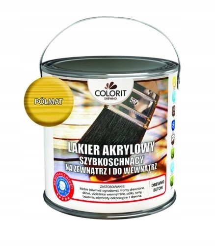 

Colorit Lakier Akrylowy Drewna 2,5L Półmat