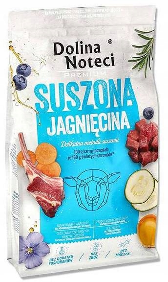 Dolina Noteci Premium Karma Z Suszoną Jagnięciną Dla Psa 9kg