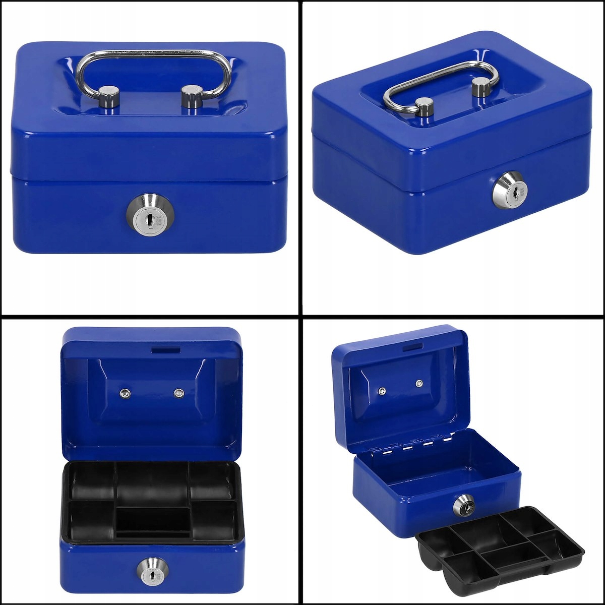 METALOWA KASETKA NA PIENIĄDZE BANKNOTY BILON SEJF Marka inny