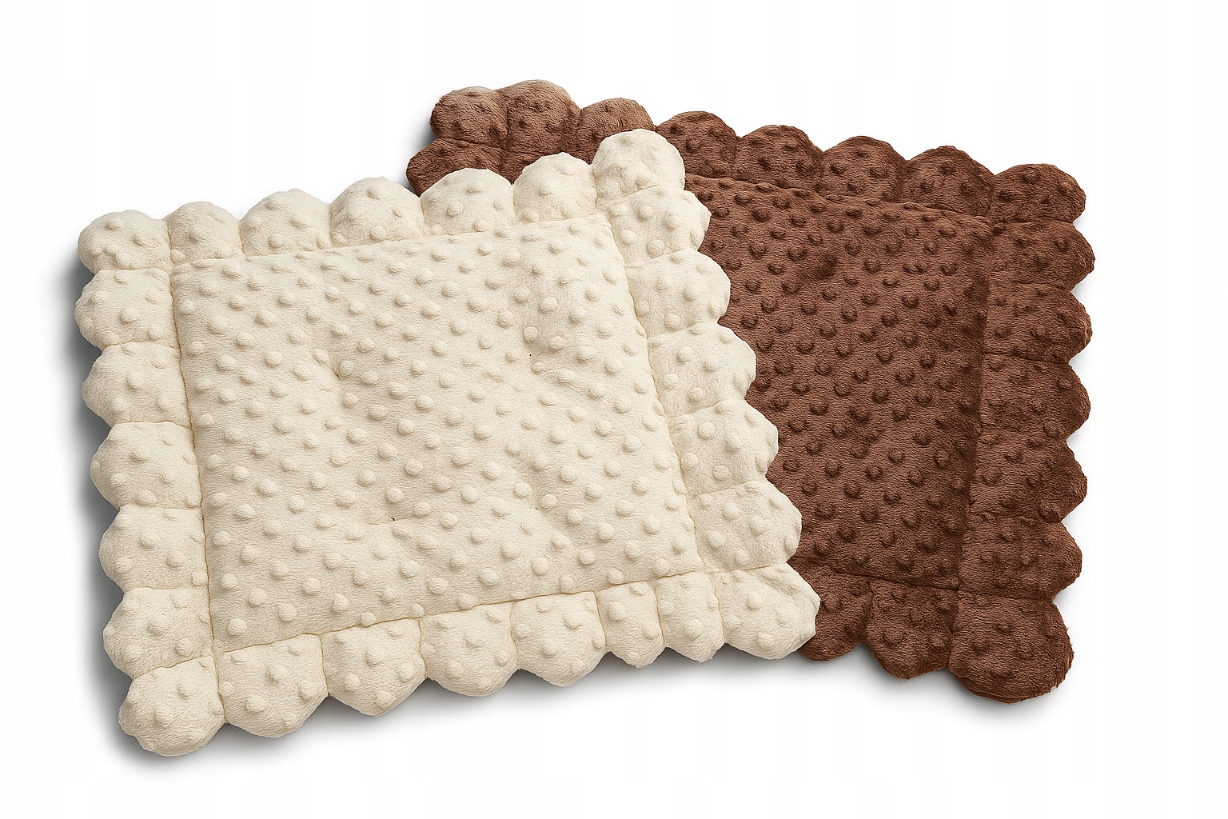 Levně Sada Polštářků Na Sušenky Minky Pro Králíka Podložka 40X50 CM Měkká