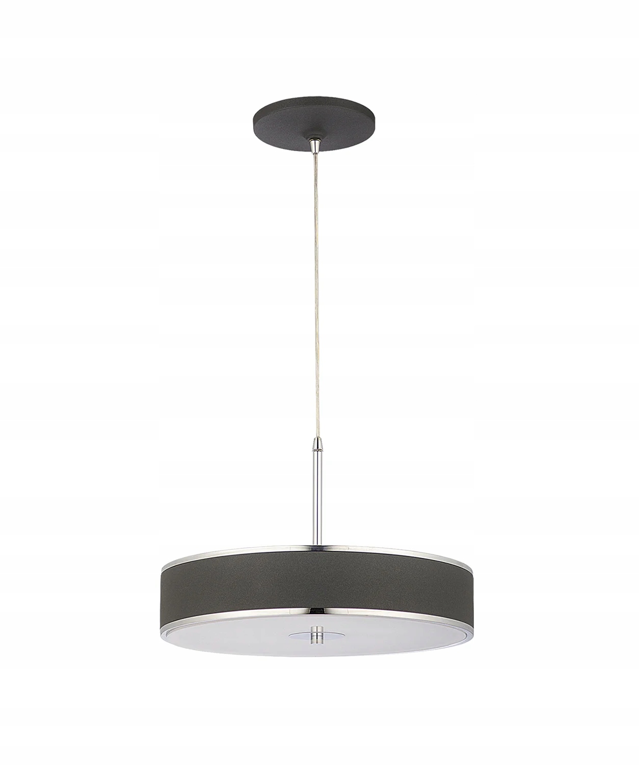 Jupiter Stropná lampa Jazz 40 cm 3xE14 11 W grafit/chróm moderná