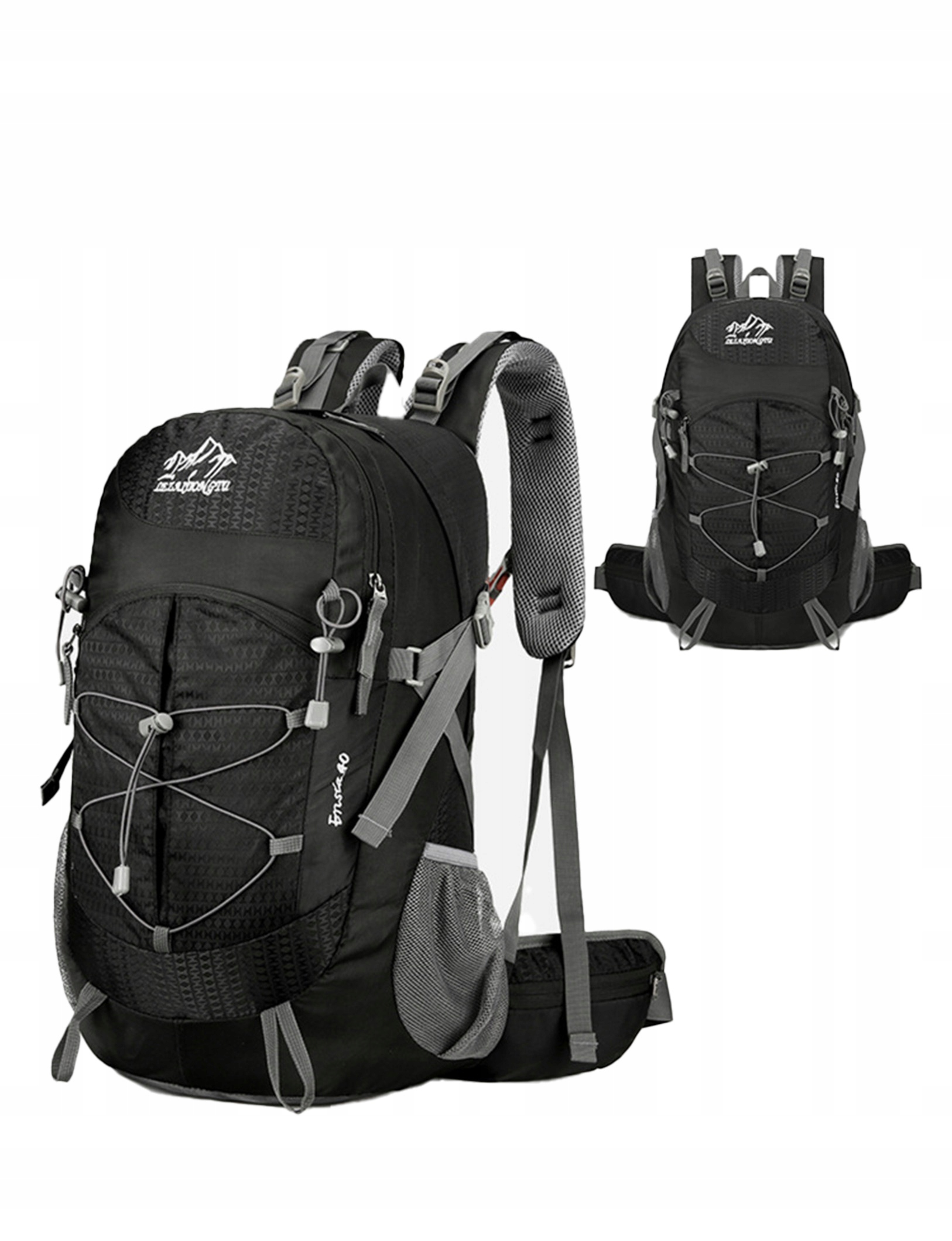 Plecak turystyczny trekkingowy solidny w góry stelaż pas biodrowy TH0395