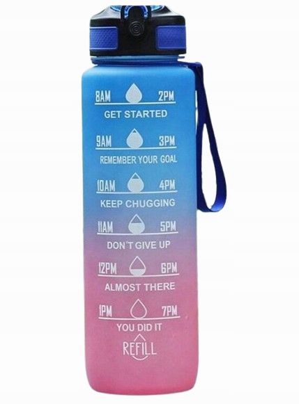 GRADIENTOWA BUTELKA BIDON NA WODĘ 1L FITNES