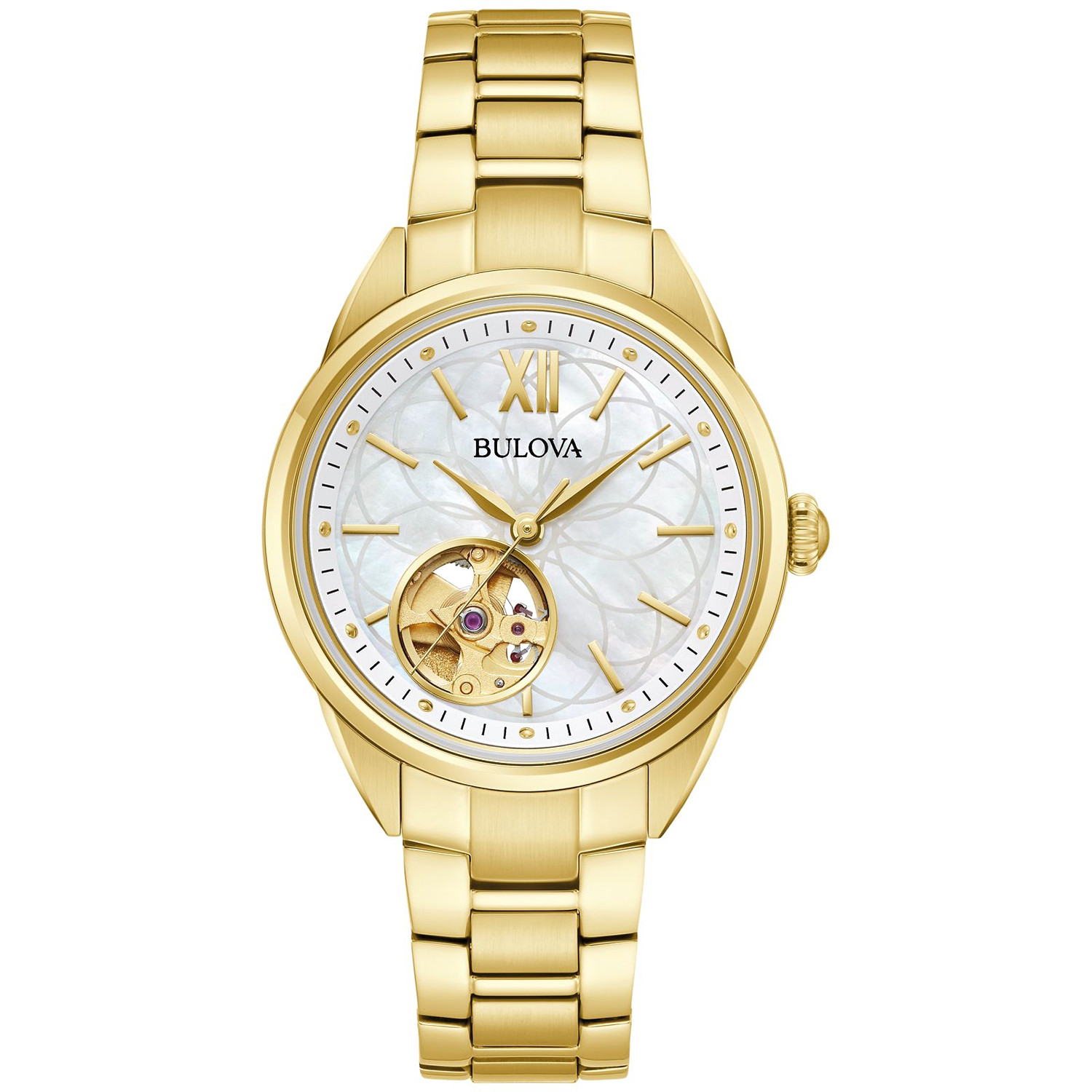 Dámské hodinky Bulova 97L172 zlaté