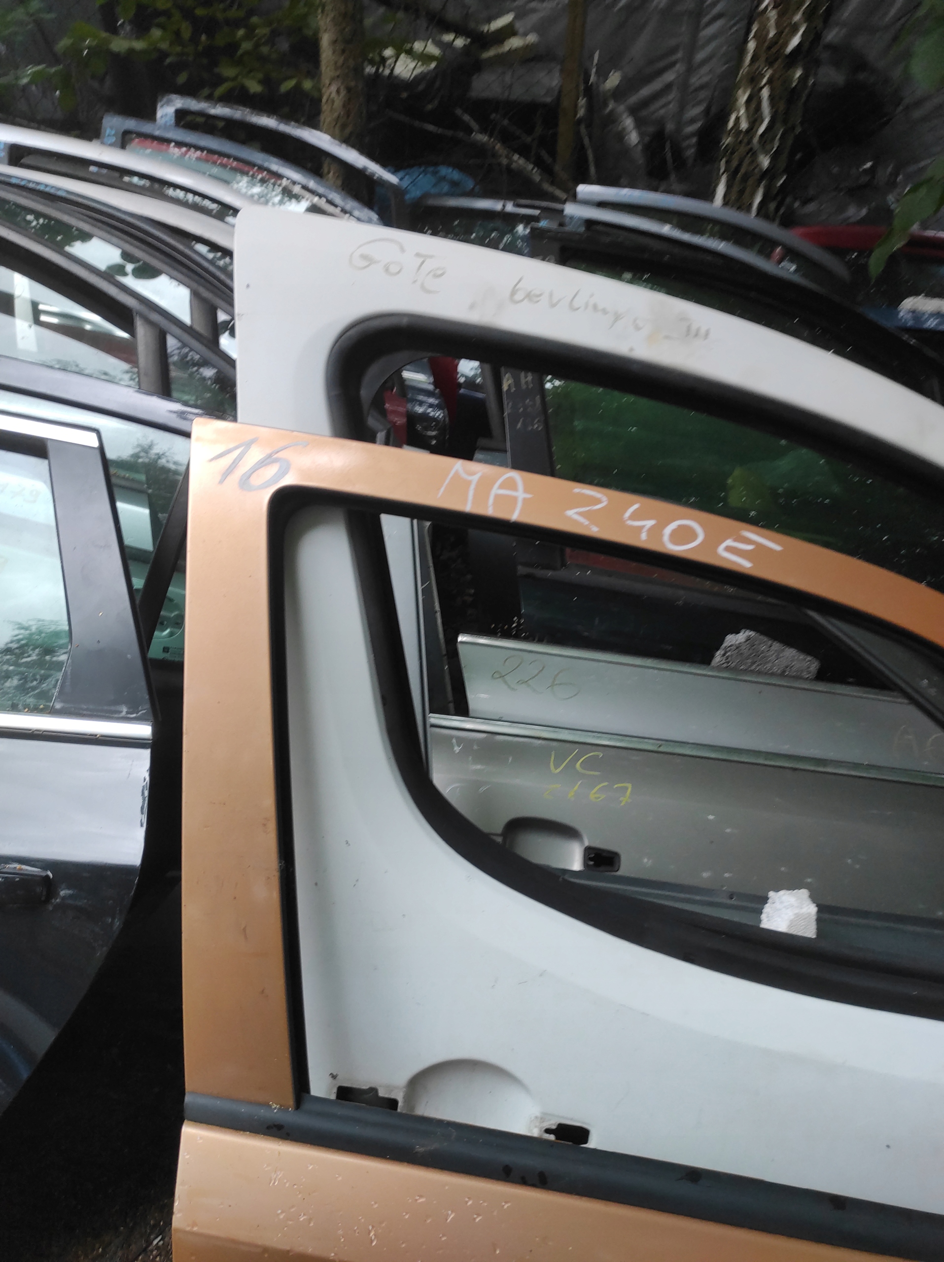 door right front right front Opel Meriva A Z40E