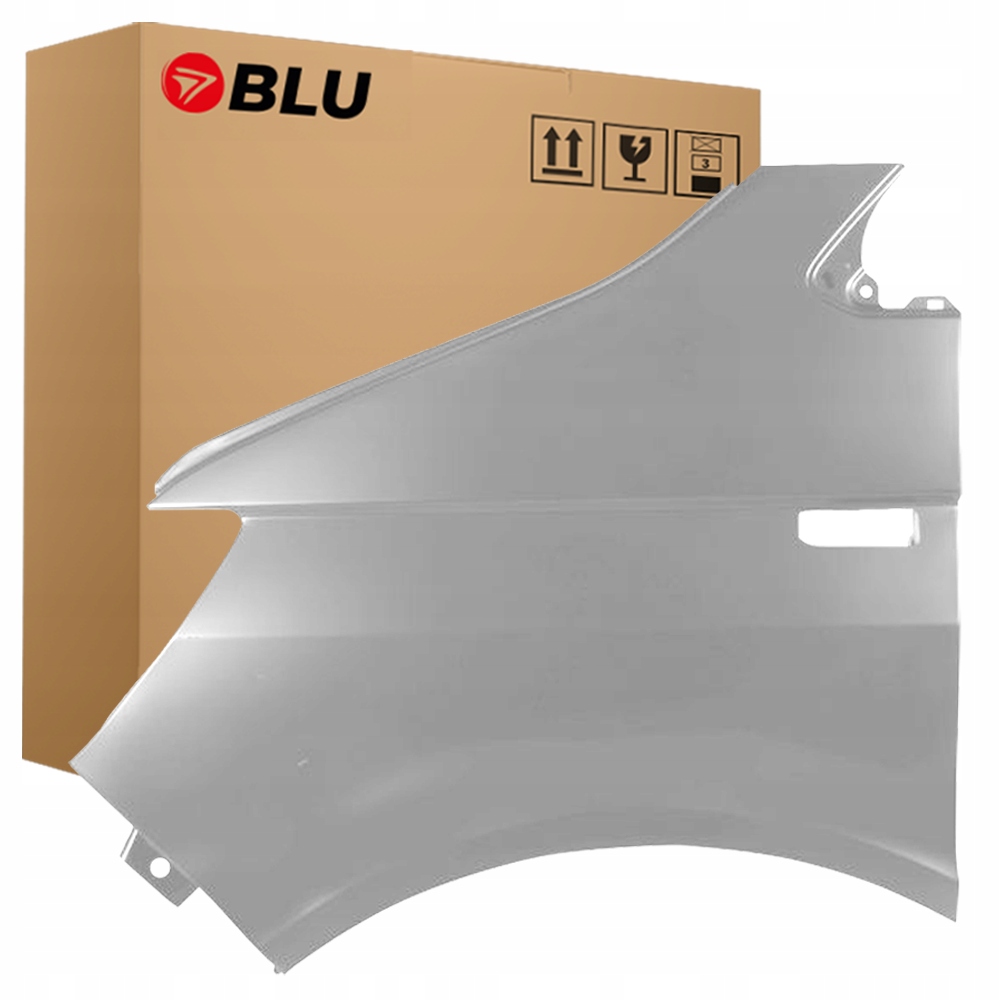 Blu Blatník Vw T6 Transporter Multivan LA7W levý stříbrný 15-19 přední