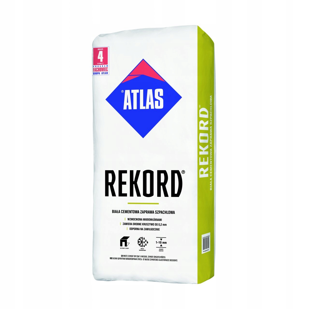 

Atlas Zaprawa Mineralna Szpachlowa Atlas Rekord 25