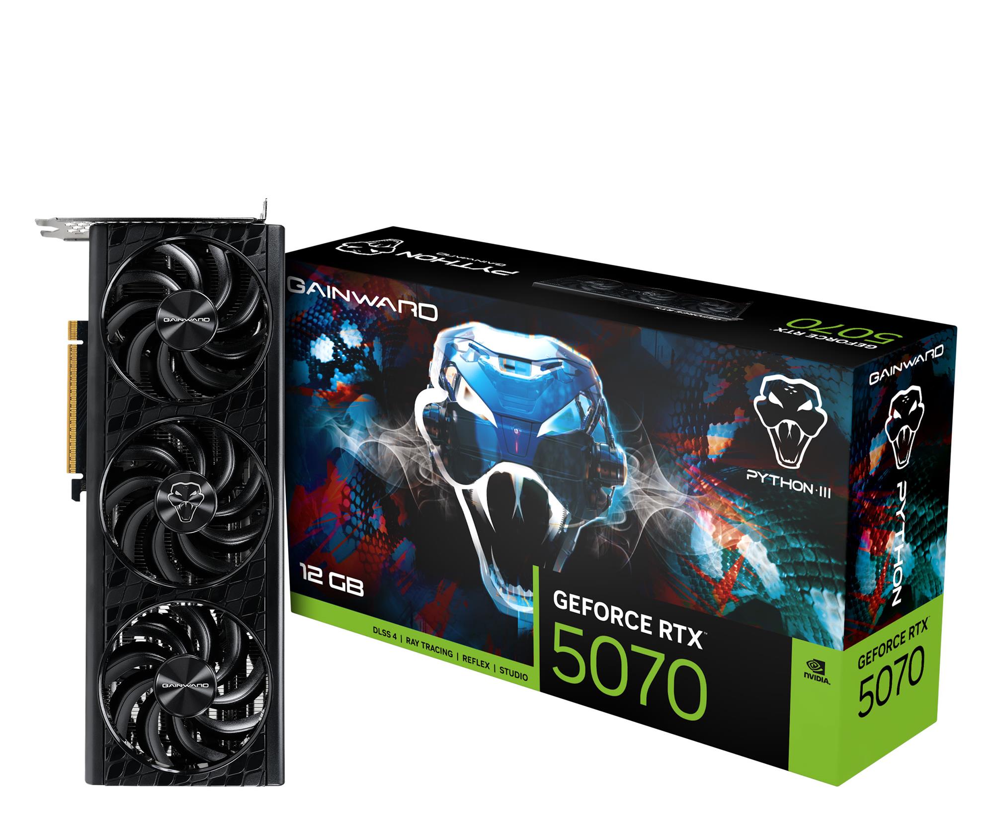 Karta graficzna NVIDIA Gainward GeForce RTX 5070 Python III