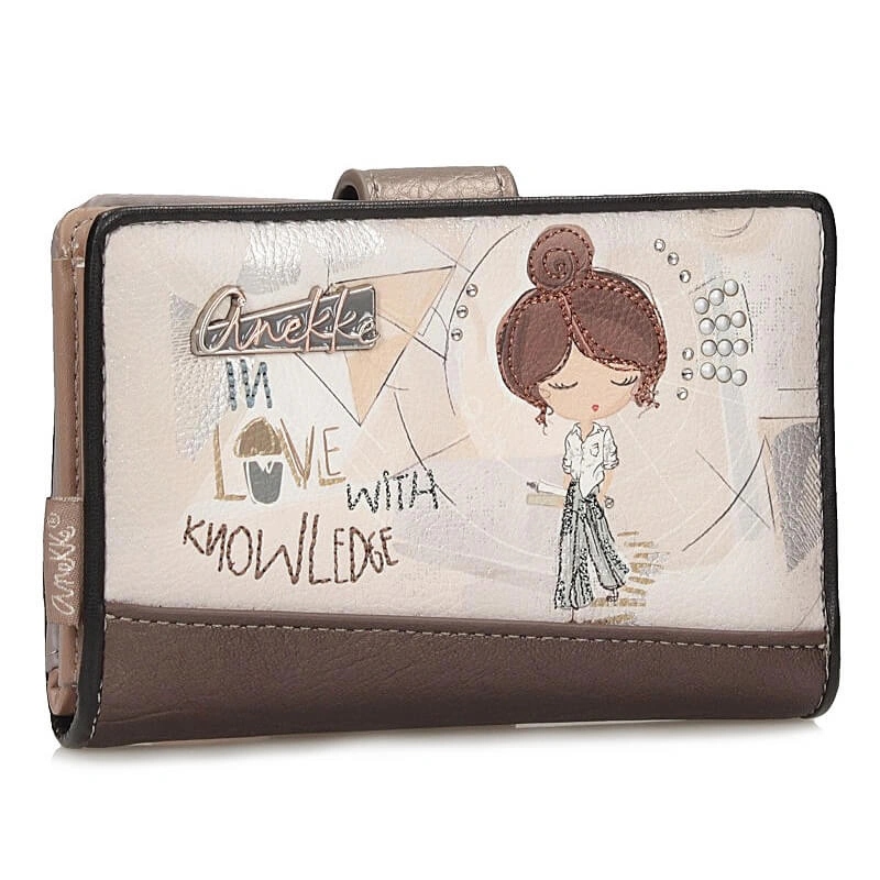 Dámská peněženka Anekke 42809-902 Sophia Billetero Wallet na zip a druk
