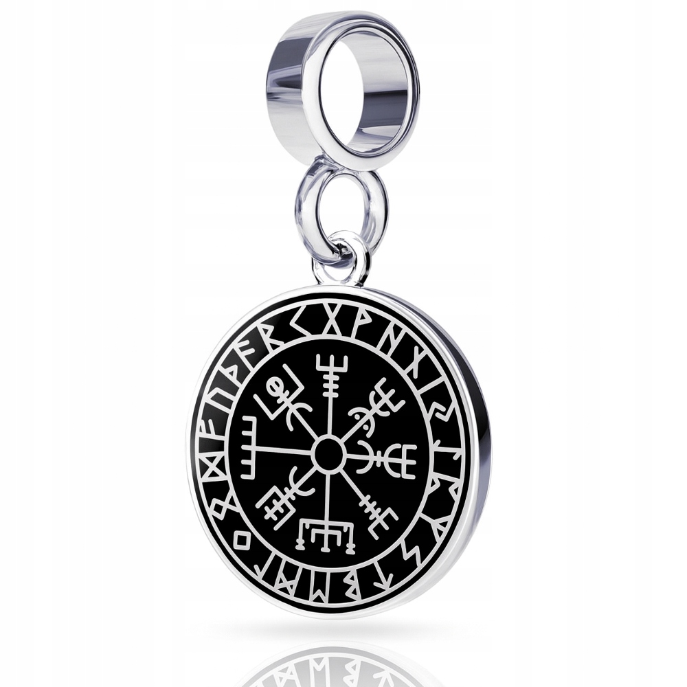 Vegvisir Stříbrný přívěsek na modulární náramky Stříbro 925