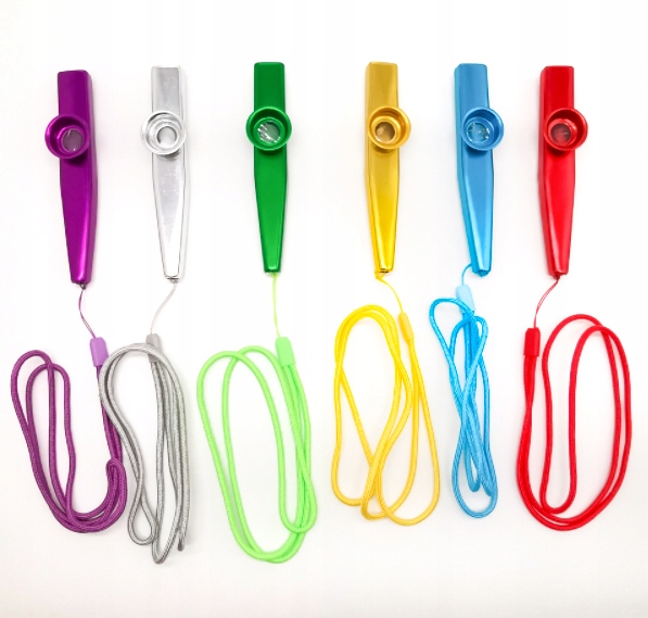 KAZOO na sznurku ZIELONE metalowe Marka Kazoo Polska