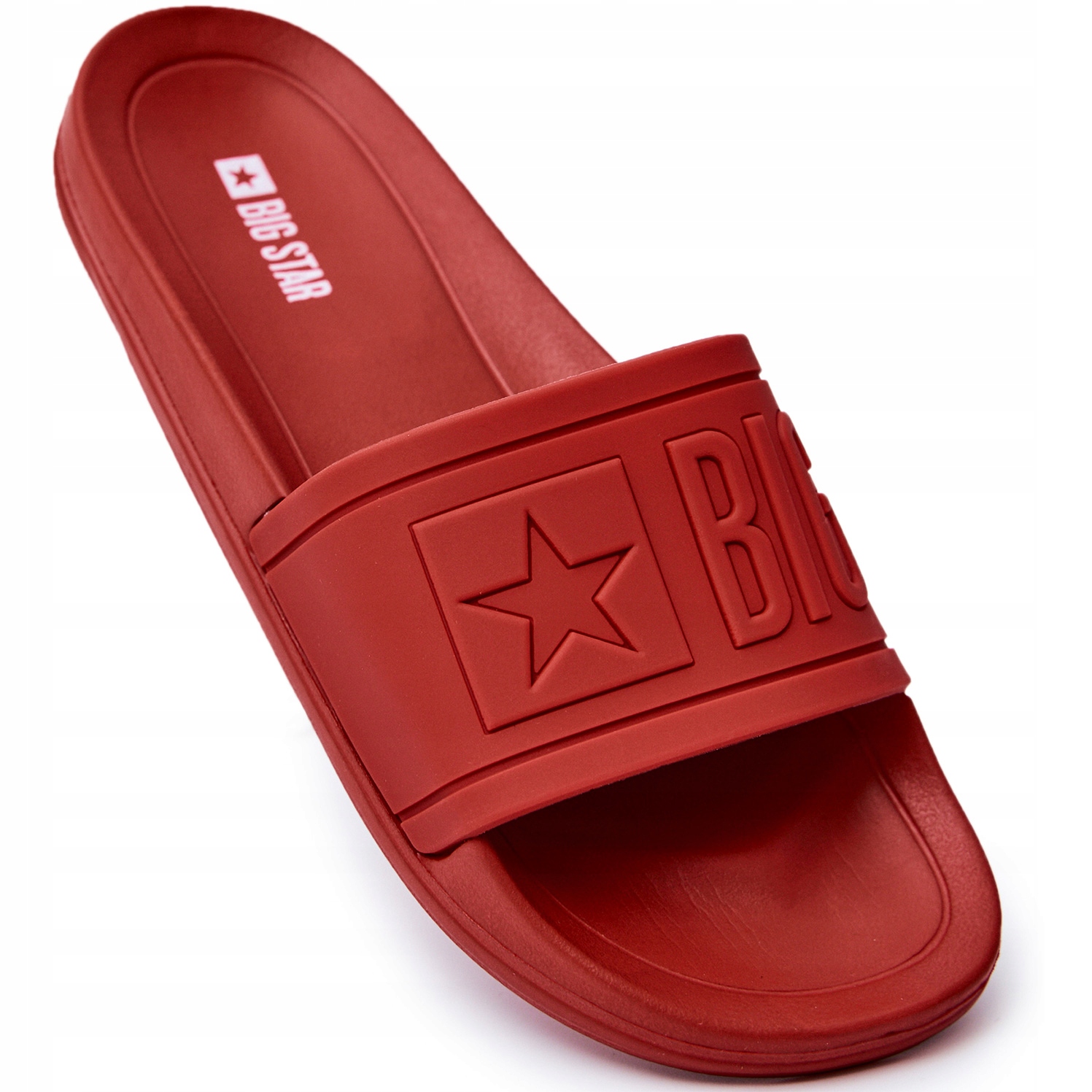 

Męskie Czerwone Klapki Big Star DD174689 Gumowe 43