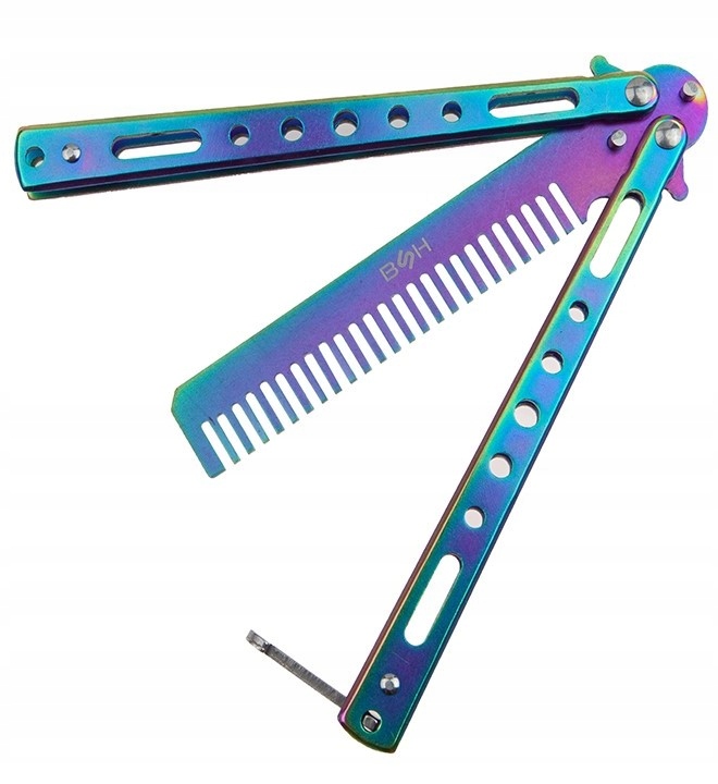 NÓŻ MOTYLKOWY TRENINGOWY GRZEBIEŃ MOTYLEK TRENINGU Marka BSH