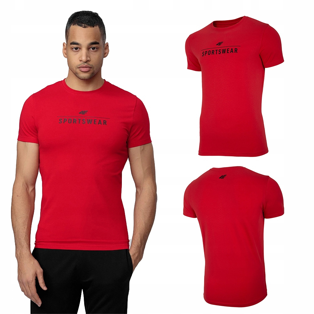 

4F T-shirt Koszulka Męska TSM005 Bawełniana XL