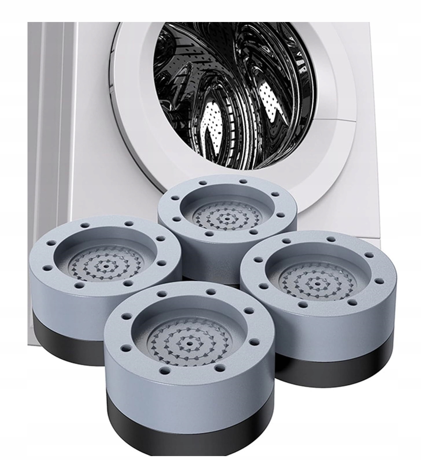 4 szt uniwersalne podkładki pod nogi do pralki gumowe maty antywibracyjne