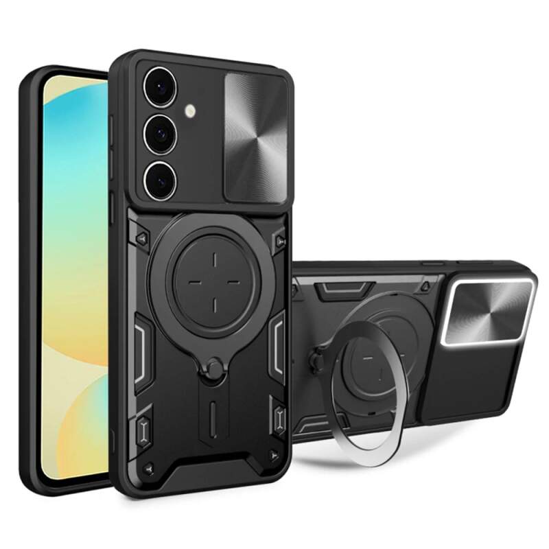 Techsuit CamGuard Pro etui do Samsung Galaxy S24 Fe – czarne