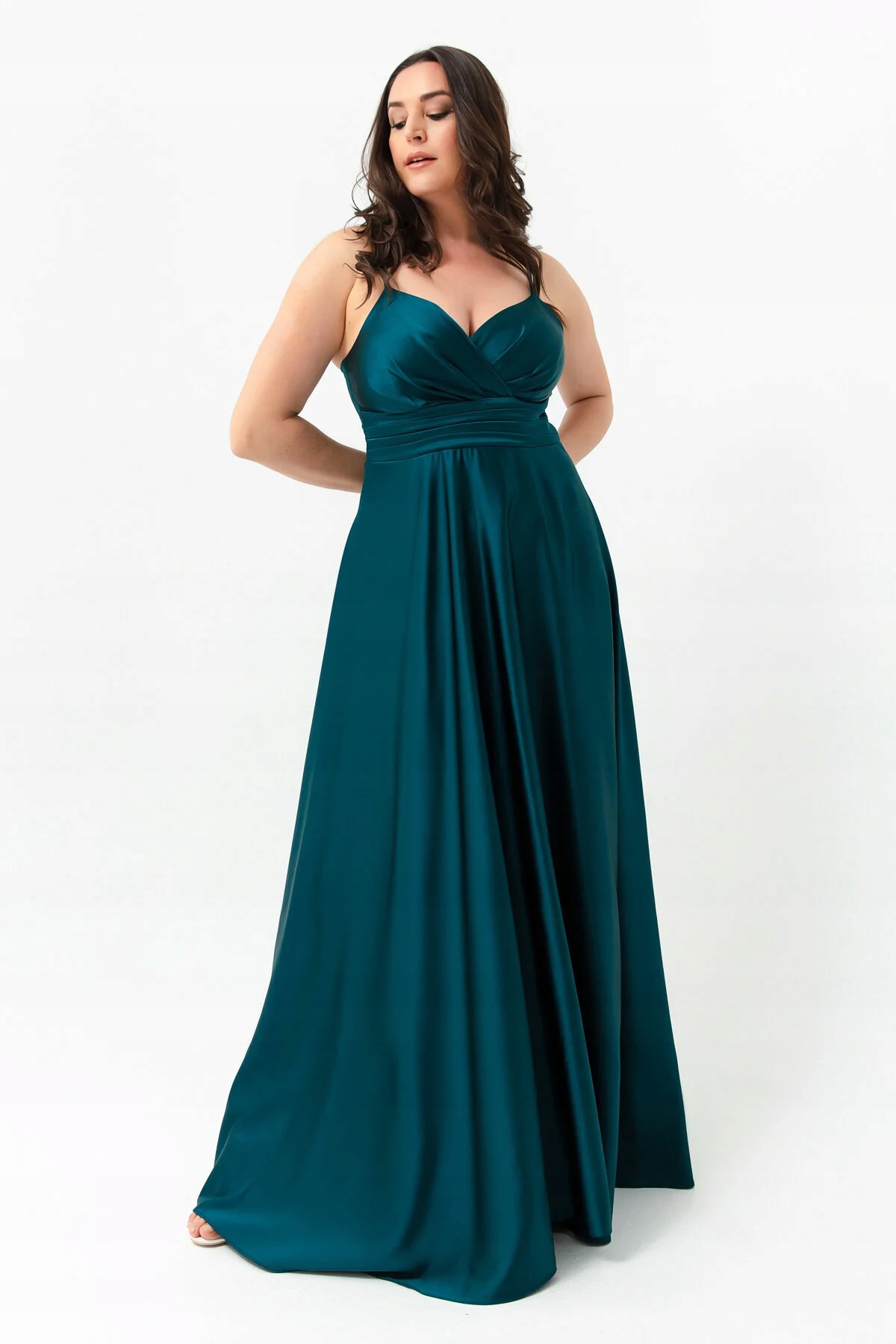 Plus Size Šaty S Výstřihem Do V 44 5GA