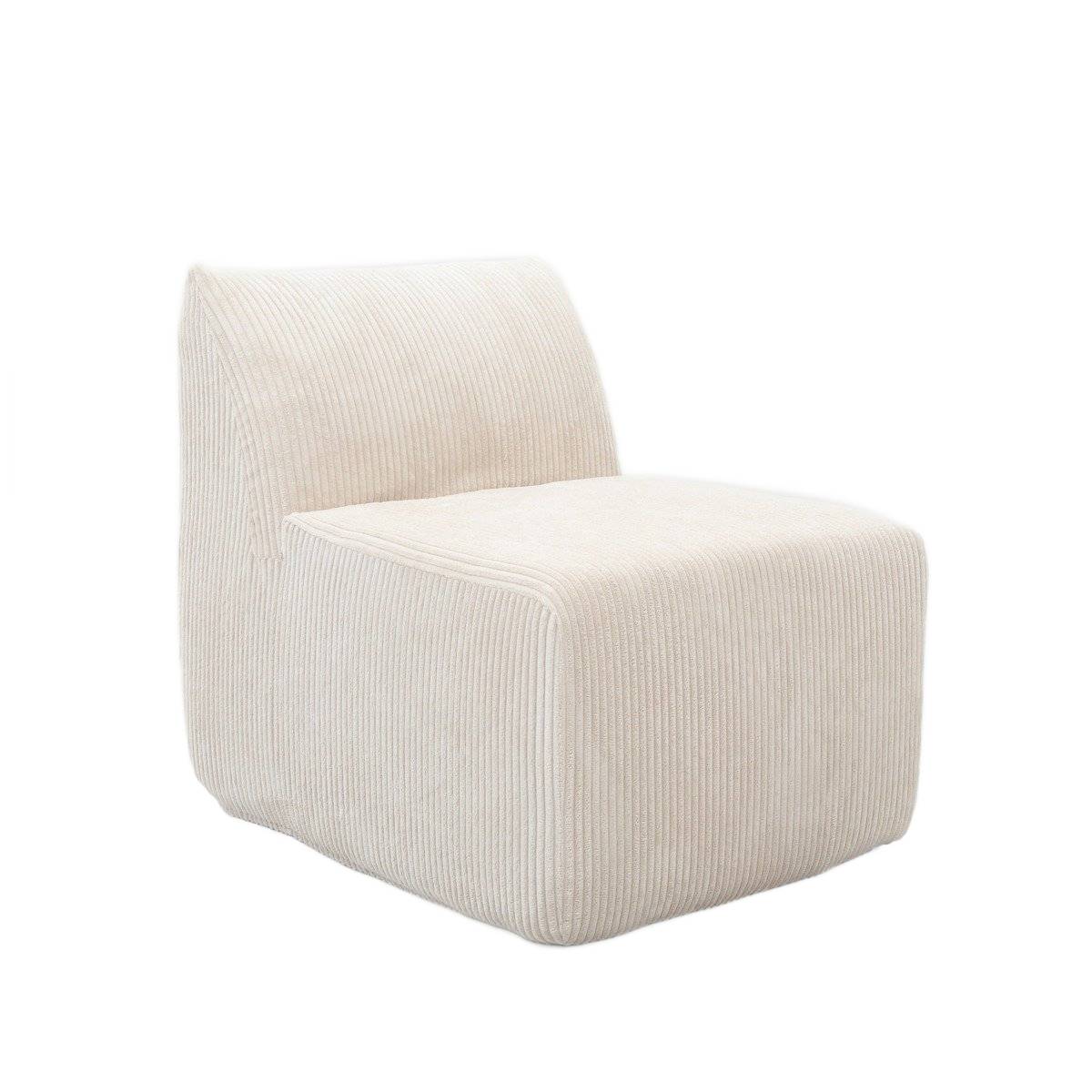 Modulárne kreslo Svela béžové 59,5x80x62 cm Homla