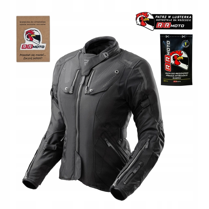 Textilná motocyklová bunda Rebelhorn Hiker IV Lady Black čierna Darčeky