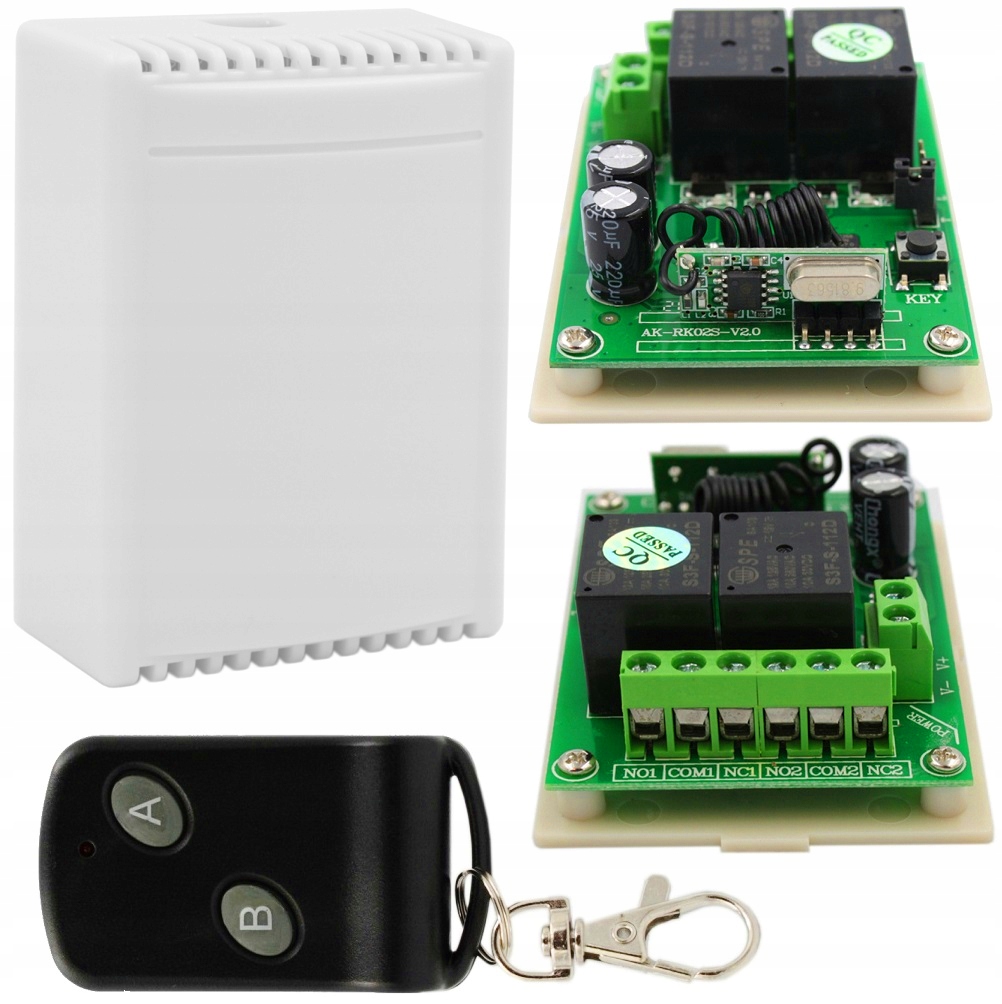 ZDALNE STEROWANIE RADIOWE 2 KANAŁOWE RADIOLINIA WŁĄCZNIK WYŁĄCZNIK 315MHz