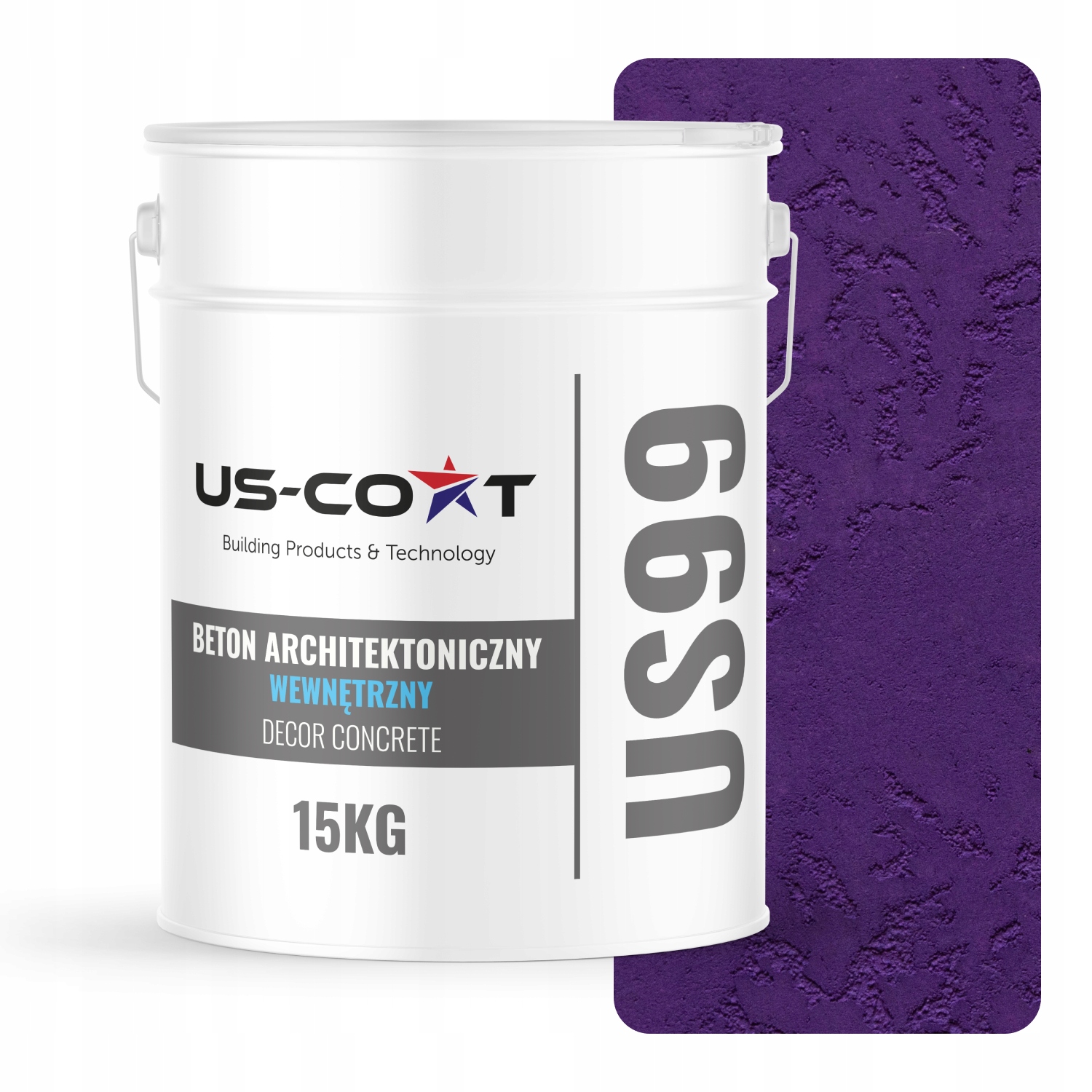 Vnitřní Architektonický Beton Fialový H2711 10 m2 15 kg Omítka Na Zeď