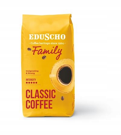 Levně Káva "Family", pražená, zrnková, 1000 g, Eduscho 87071