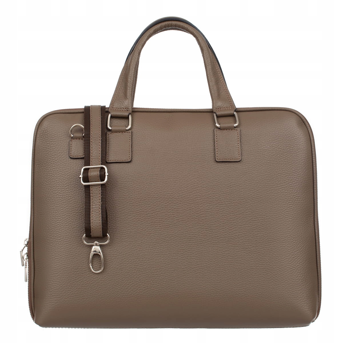 Kožená taška Vera Pelle Scienza na Notebook Taupe