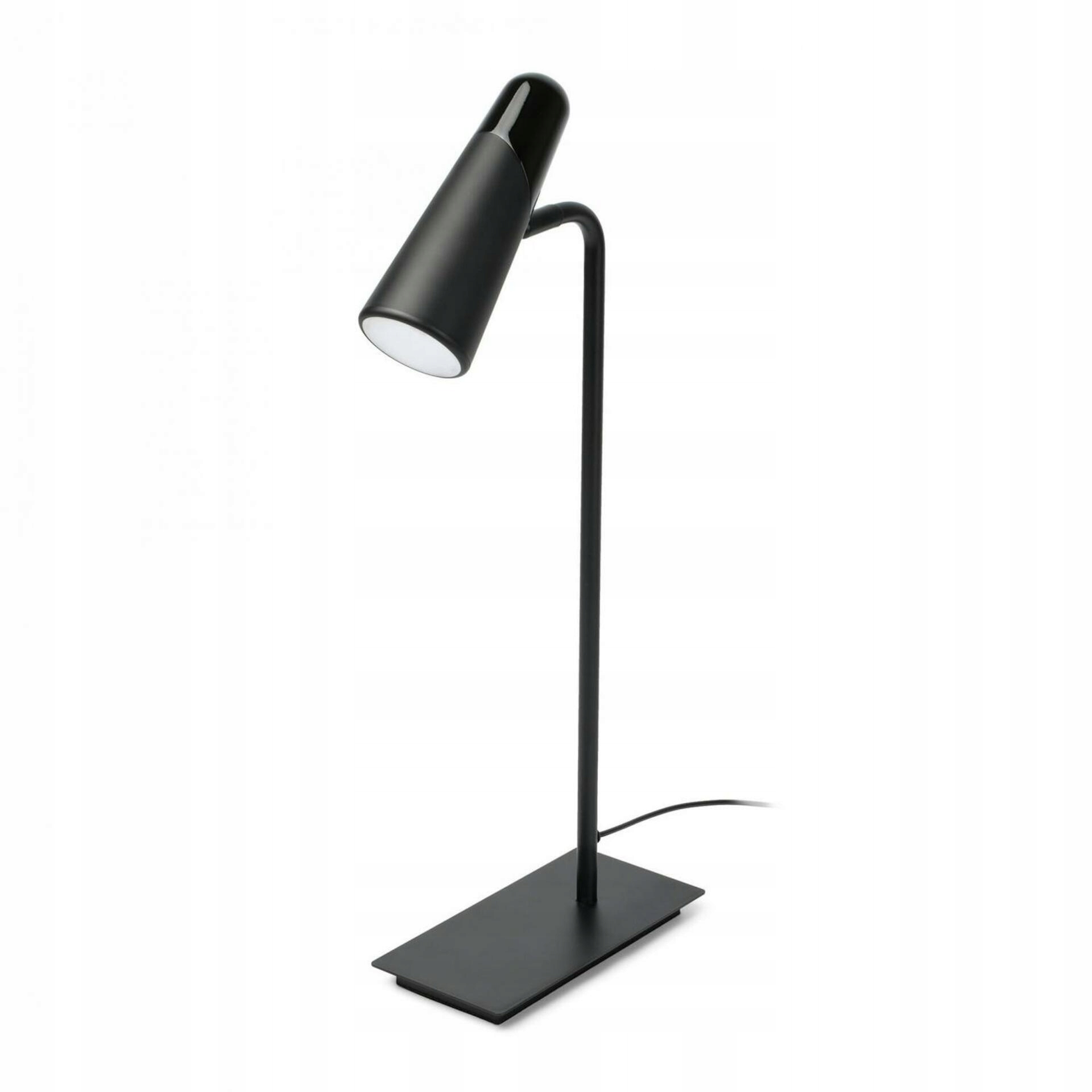 Faro Lao čierna stolná lampa, Led 4W 400lm, matná a lesklá čierna