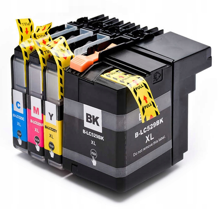 

4x Tusz Do Drukarki Brother DCP-J105 LC525 529 XL