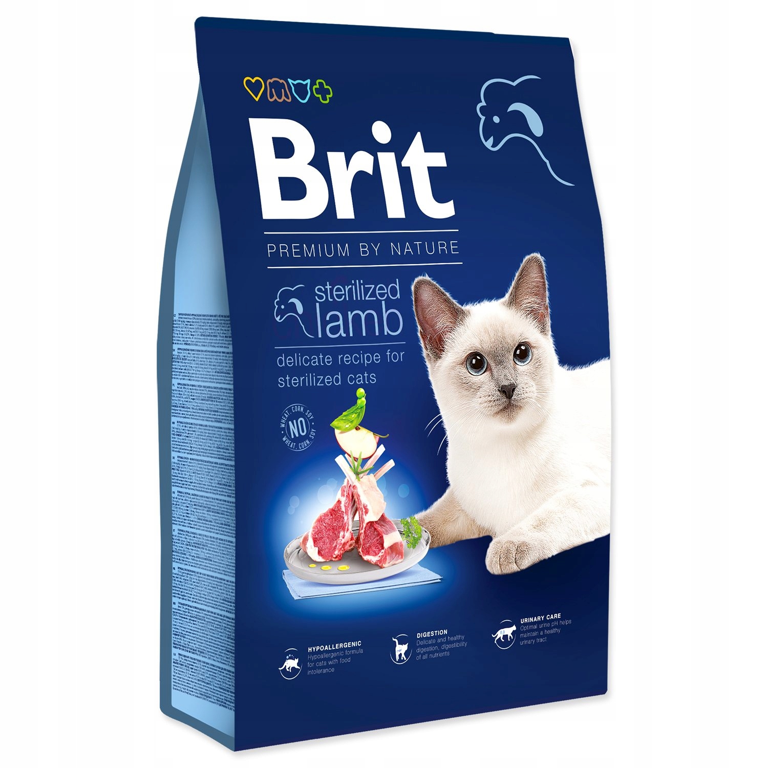 Brit Premium Cat by Nature Sterilized Lamb 8kg