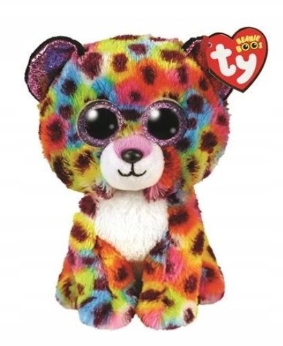 

Maskotka Ty wielobarwny Lampart Giselle 15 cm
