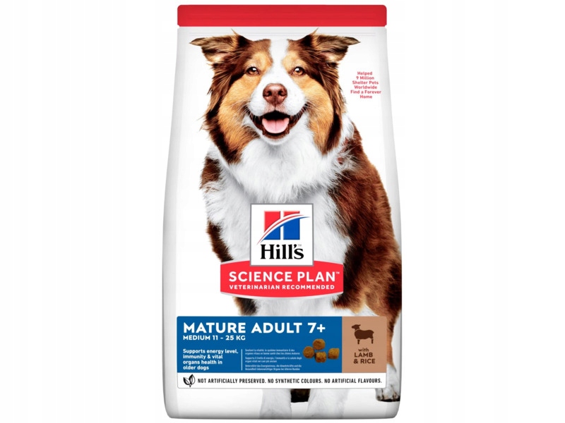 Karma dla psa Hill's Science Plan Mature Adult Jagnięcina z ryżem 2.5 kg
