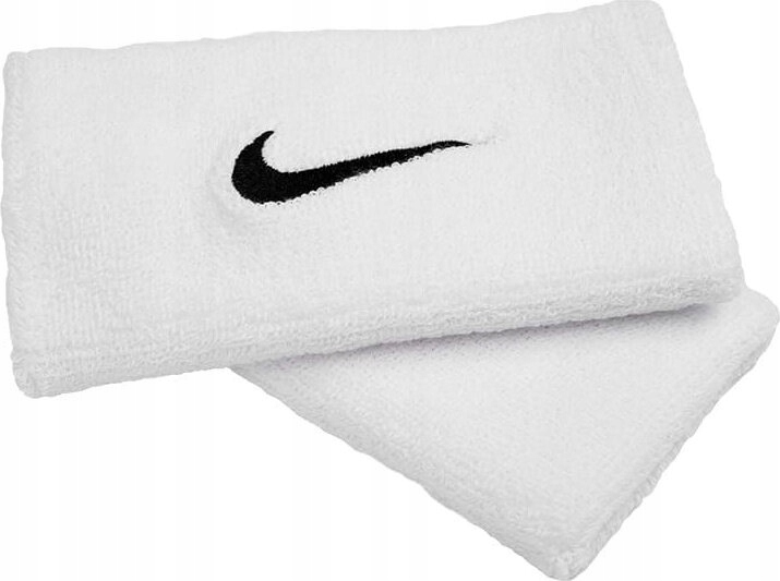 Froté Na Zápěstí Nike Široké Swoosh Doublewide Bílé 2KS NNN05101OS/