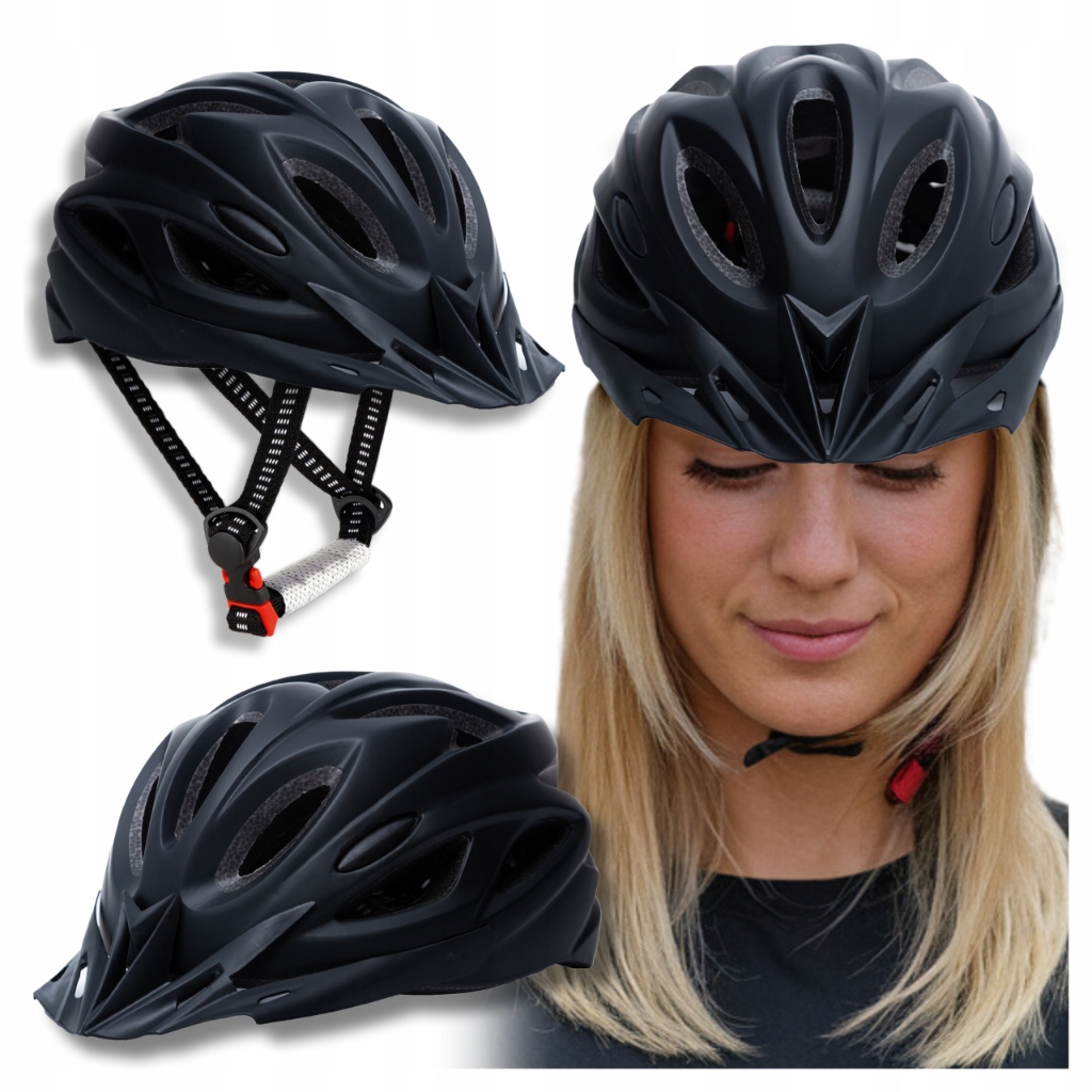 Kask Rowerowy Damski na Rower Rolki Hulajnogę Deskę Szosowy MTB Regulowany