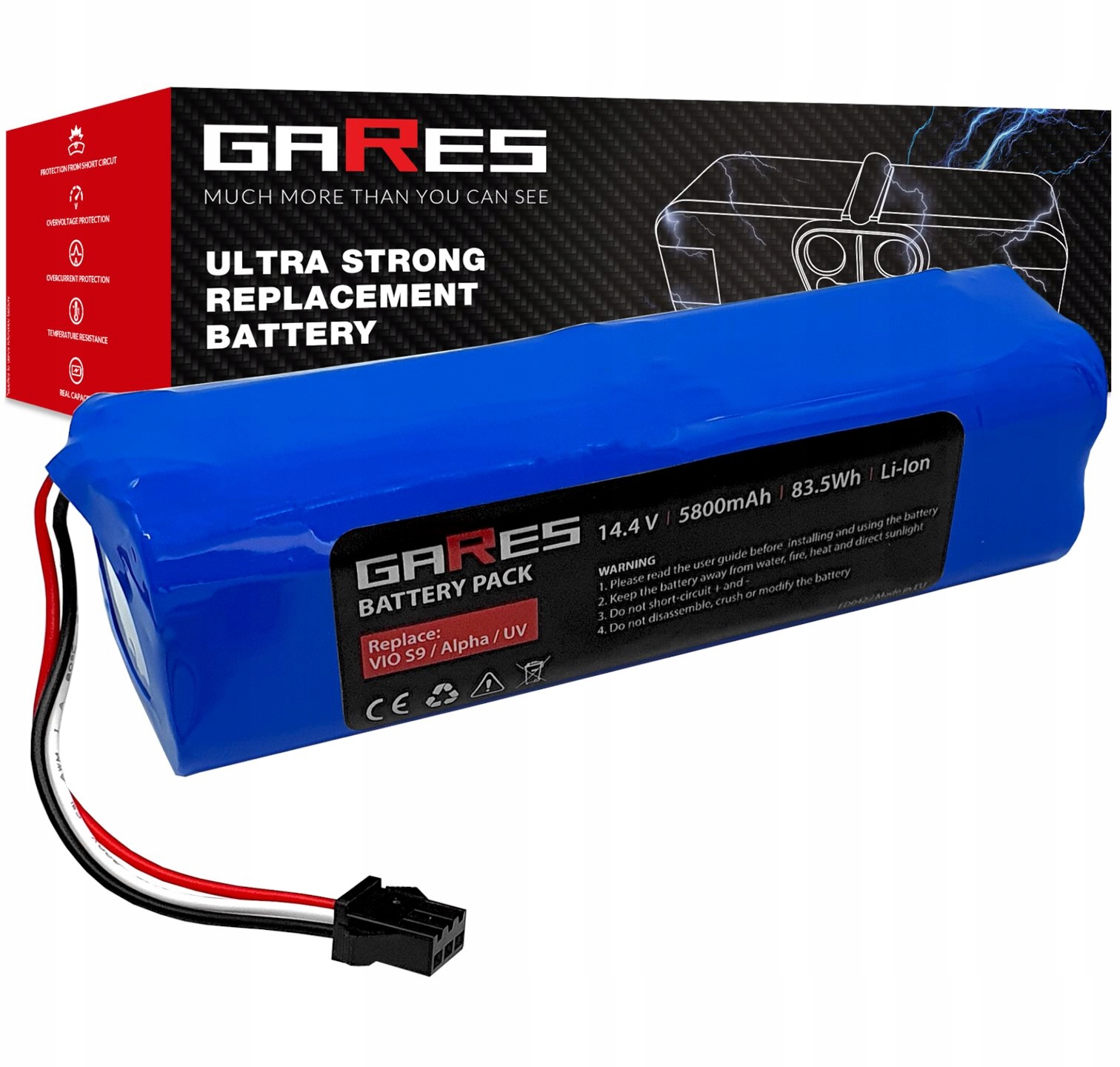 Baterie Akumulátor pro Cobbo Pro 27 Pro 27+ Pro 27 Uv 14,4V 5,8Ah