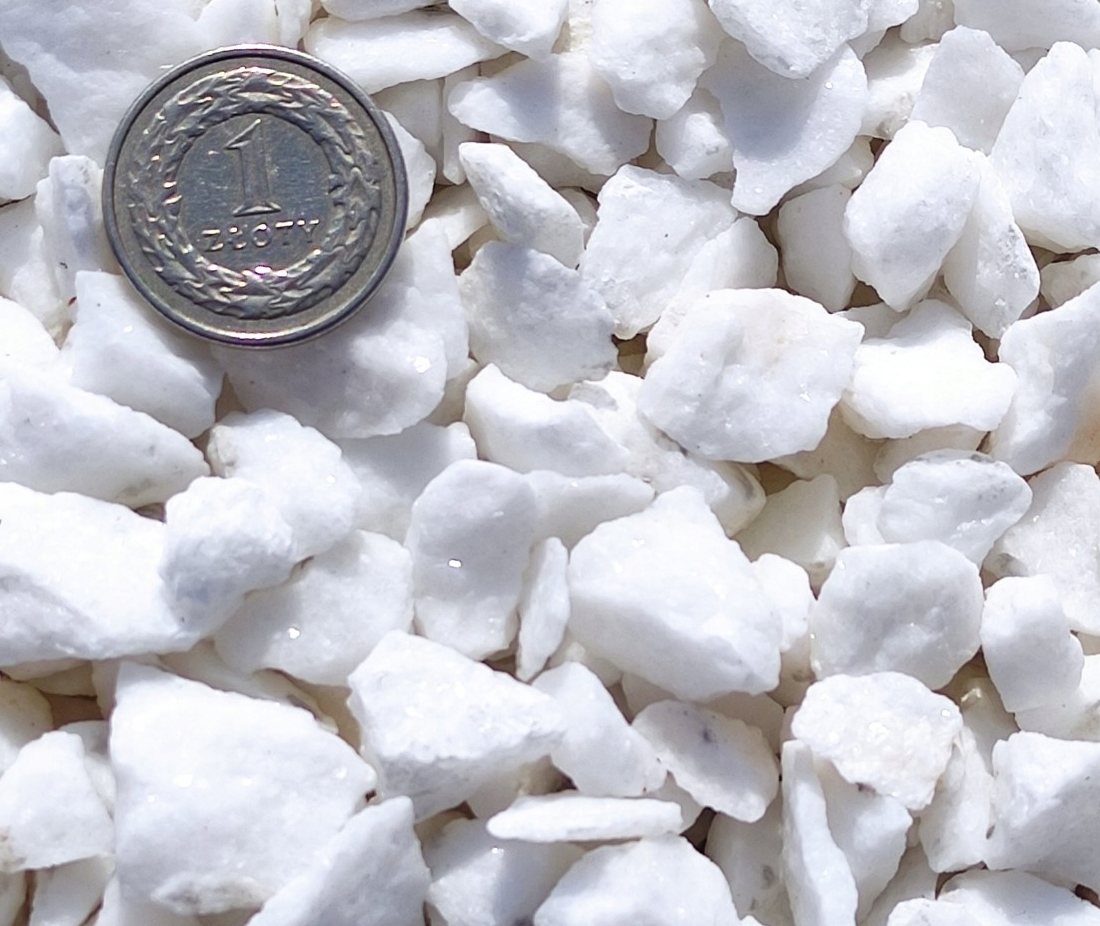 Żwirek grys Thassos biały z grecji do akwarium 5kg