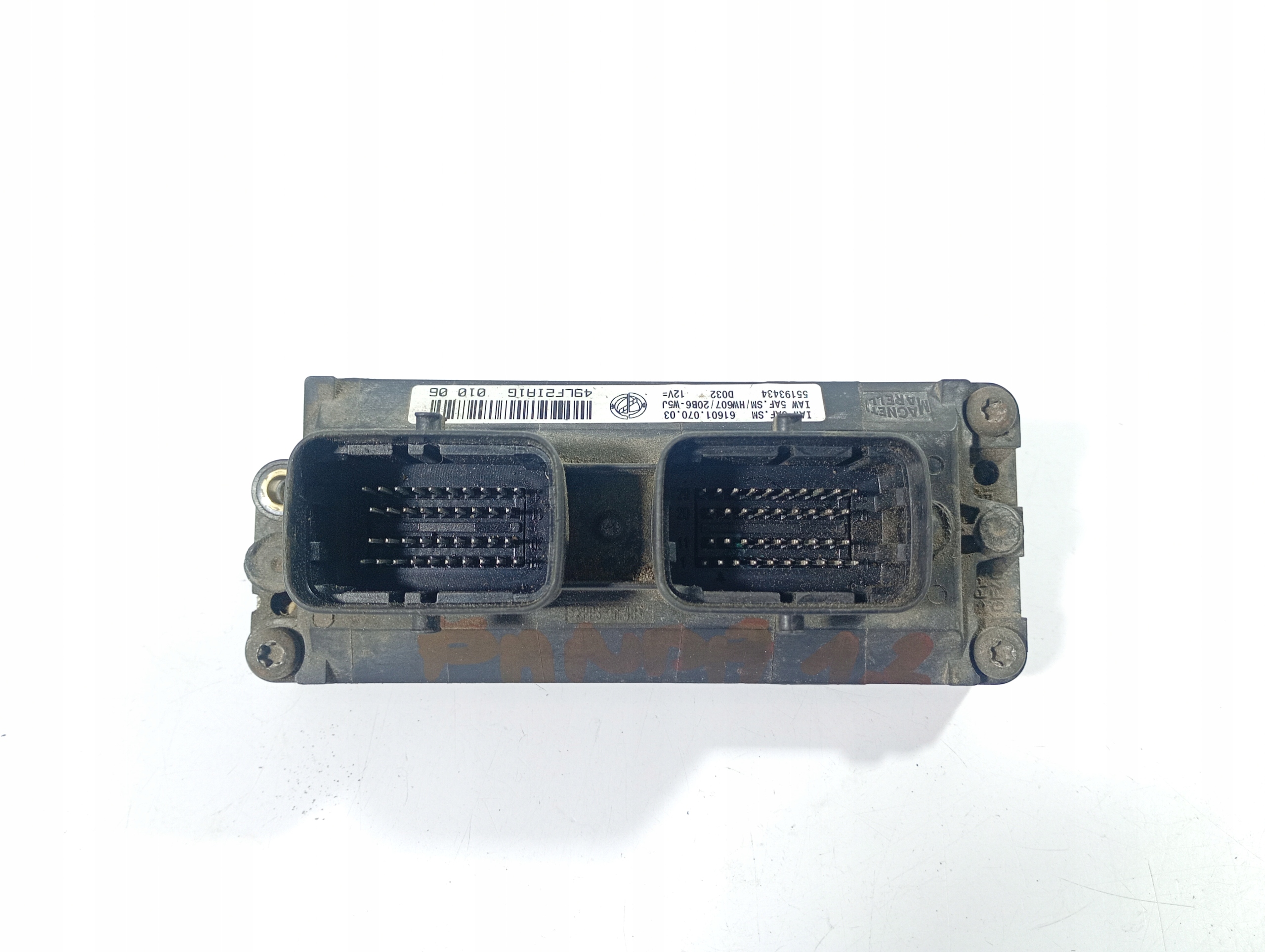computer control unit of the engine OE 55193434 FIAT Panda II 2 03-12