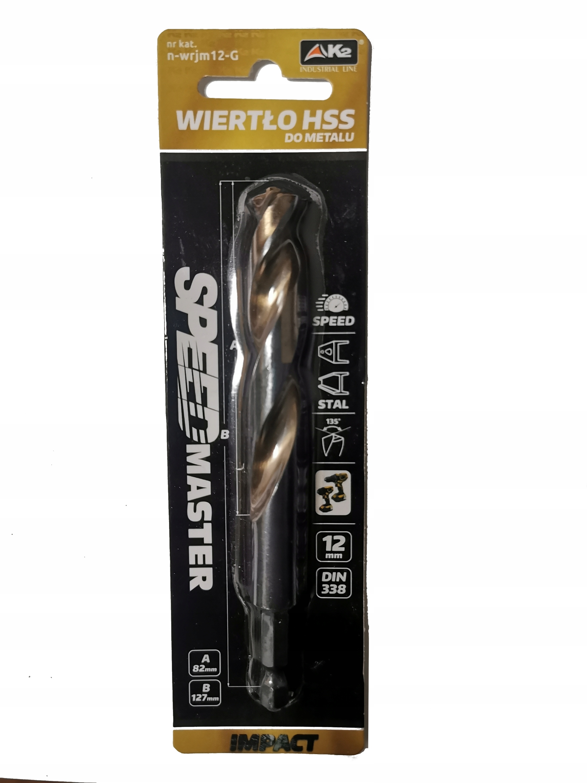 

Wiertło do metalu Hss Speedmaster 12,0mm 1/4"