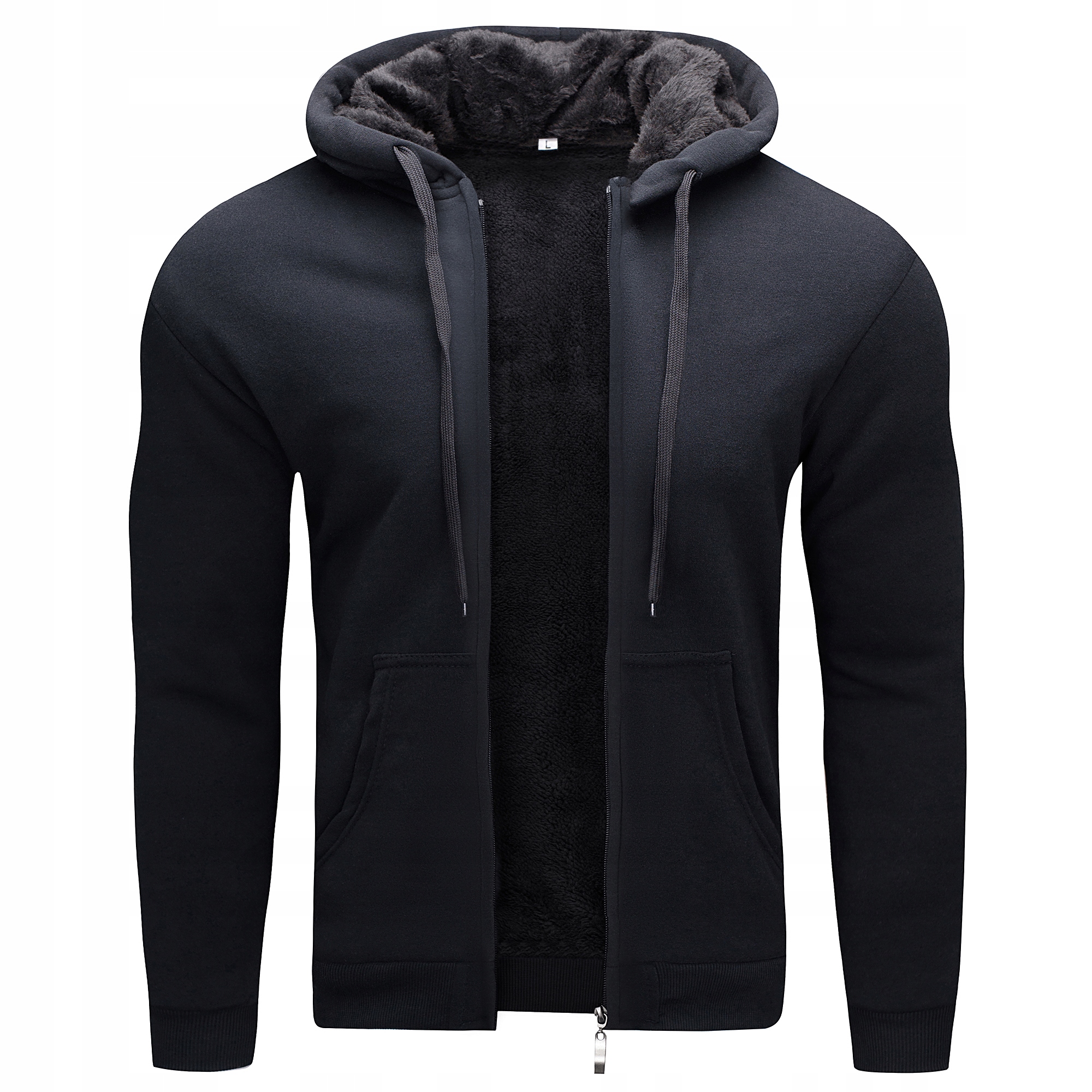 R2305 roz. 3XL Ocieplana Bluza Z Kapturem Futro