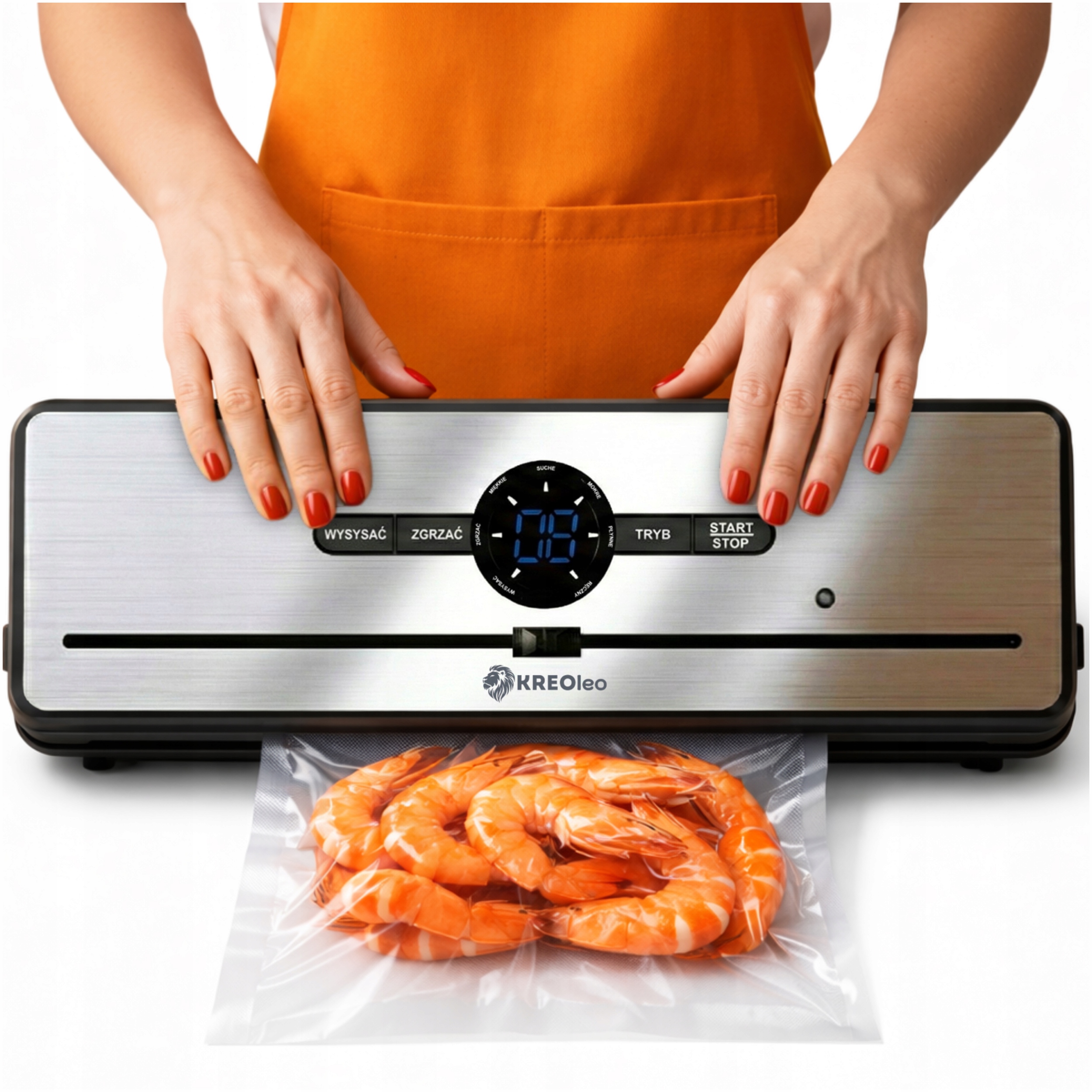 Vakuová Svářečka Potravin Výkonná Automatická Balička Fólie Sada