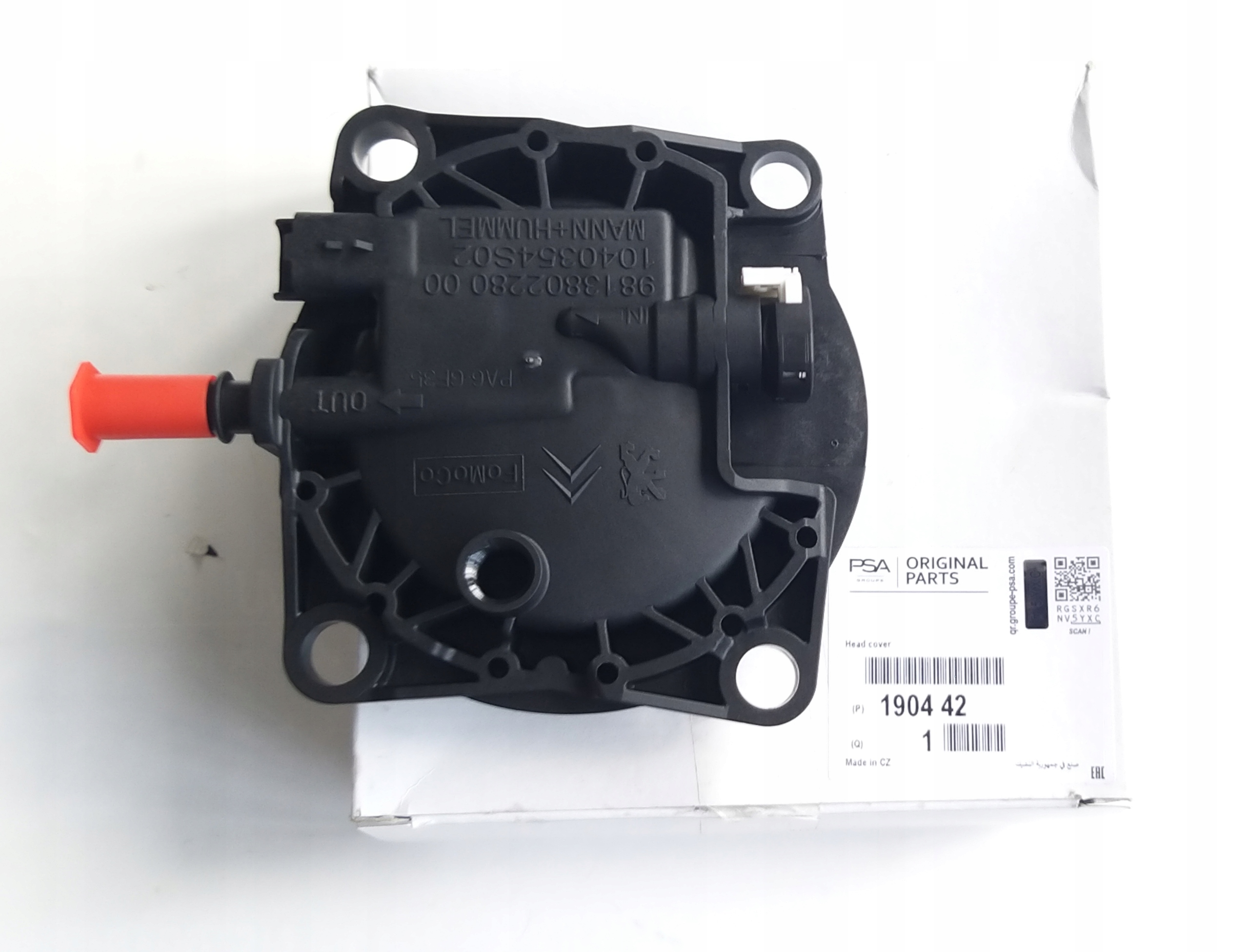 190442 - КРЫШКА ТОПЛИВНОГО ФИЛЬТРА CITROEN PEUGEOT 2,0 HDI DW10