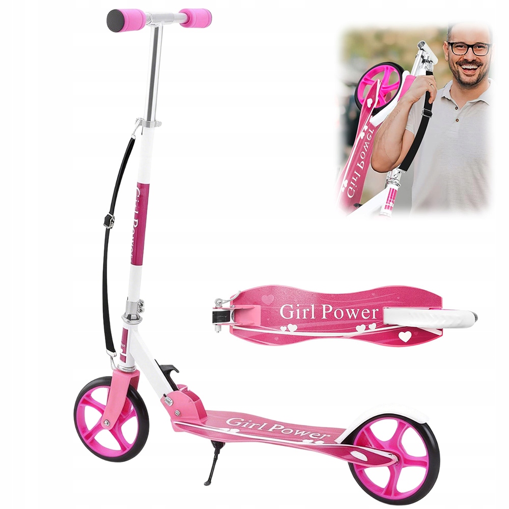 Hulajnoga Miejska Składana Regulowana Wysokościowa Dla Dzieci Od 5 Lat