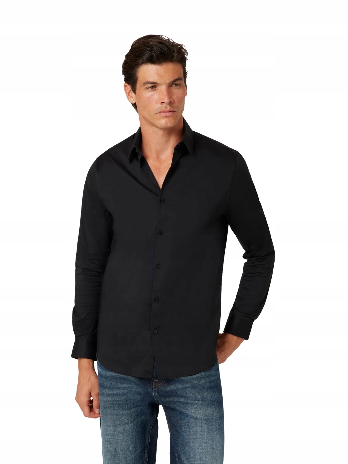 Guess černá pánská klasická elegantní košile Slim Fit L