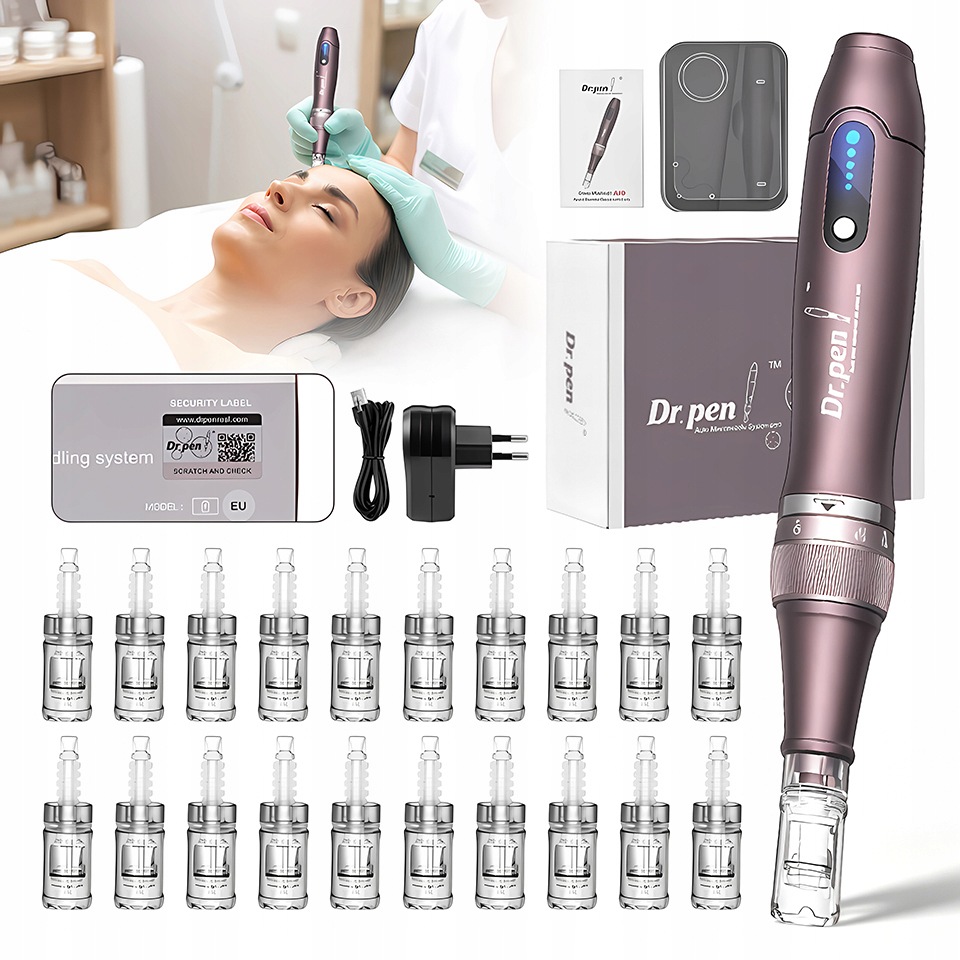 Derma Pen Dr Pen A10 Bezdrátová mezoterapie 20 kazet Návod k použití Pl
